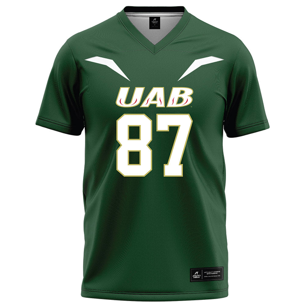 UAB - NCAA Football : Connor Harby - Green Jersey