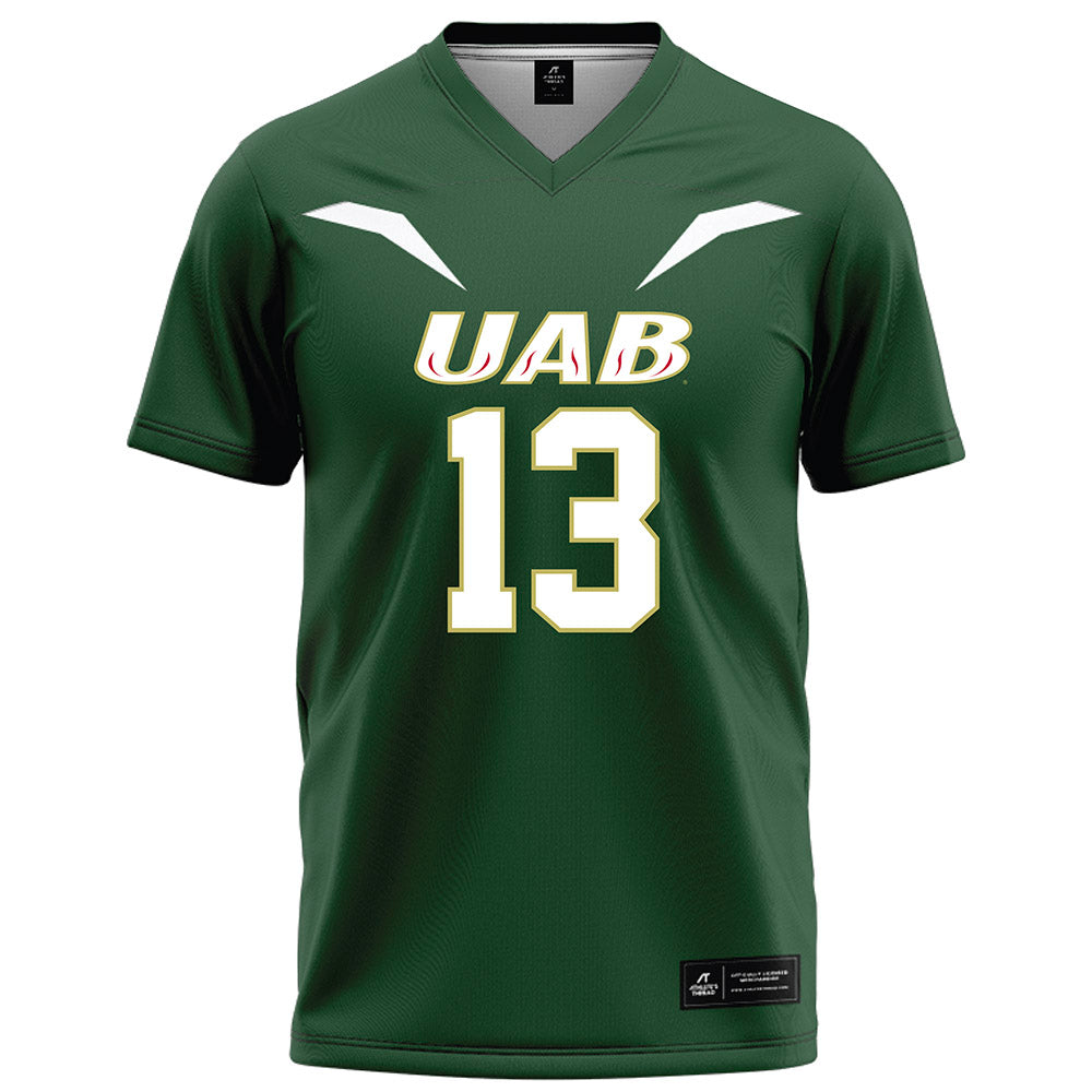 UAB - NCAA Football : Malachi Holt-Bennett - Green Jersey