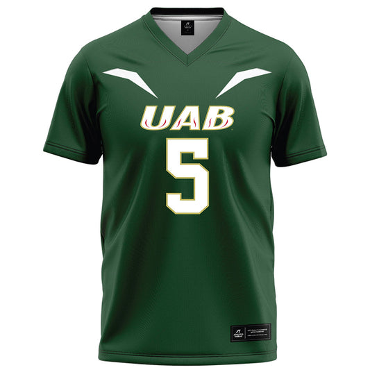 UAB - NCAA Football : Lee Witherspoon - Green Football Jersey Football Jersey