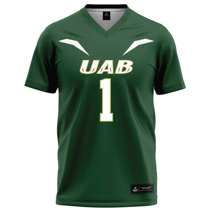 UAB - NCAA Football : Colby Dempsey - Green Jersey