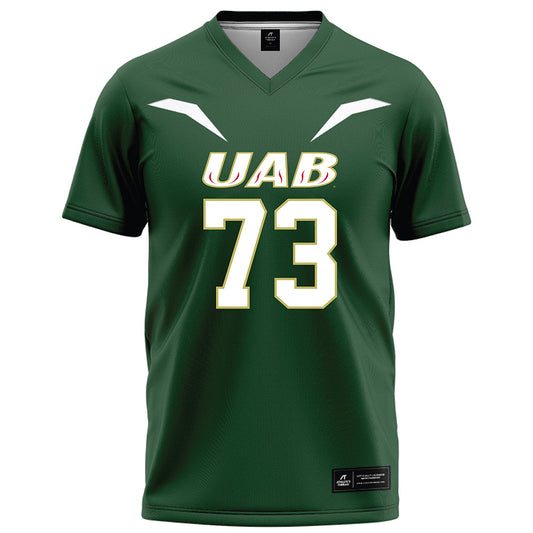 UAB - NCAA Football : Mason Chorak - Green Football Jersey Football Jersey