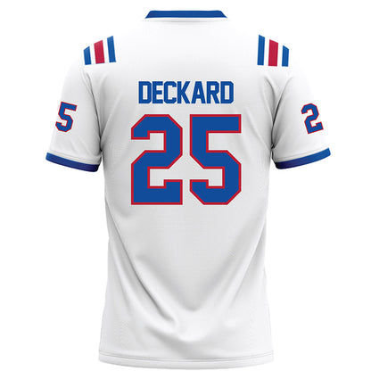 LA Tech - NCAA Football : Colton Deckard - White Football Jersey