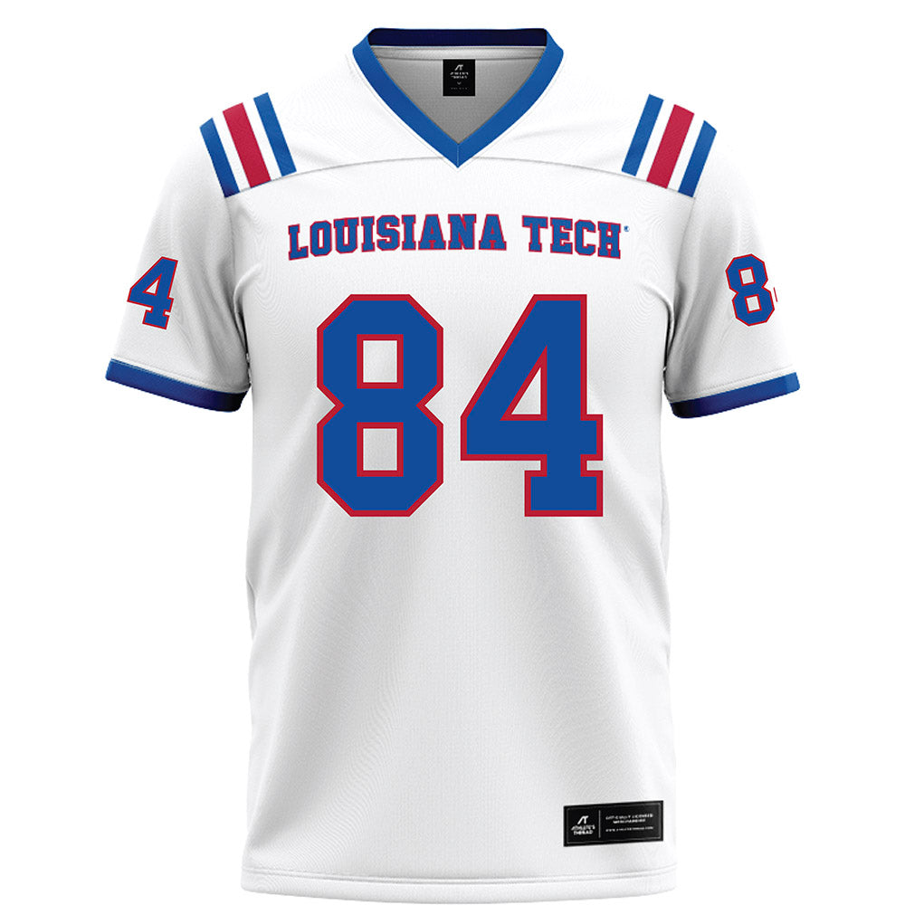 LA Tech - NCAA Football : Elliott Finley - White Football Jersey