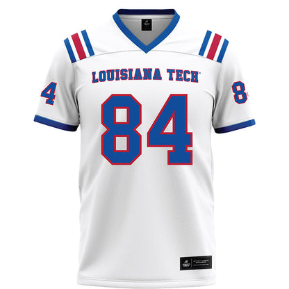 LA Tech - NCAA Football : Elliott Finley - White Football Jersey