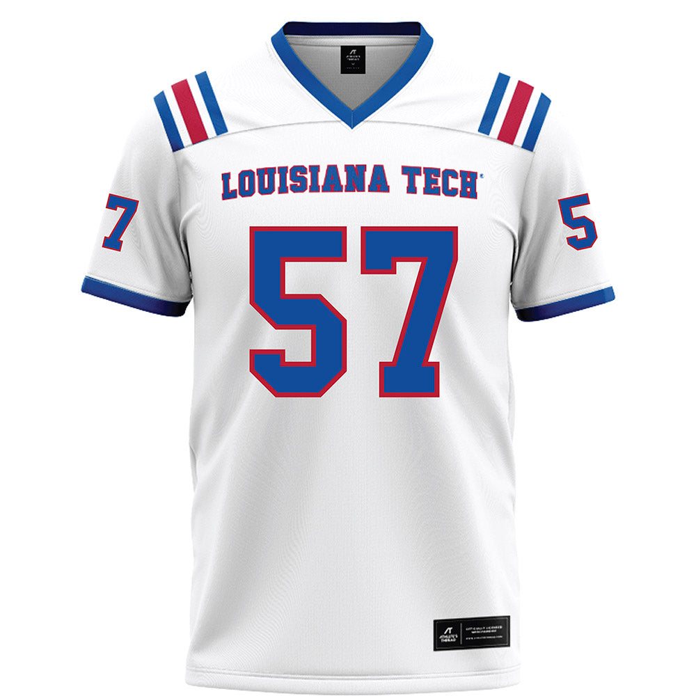 LA Tech - NCAA Football : Jadon Smith - White Football Jersey