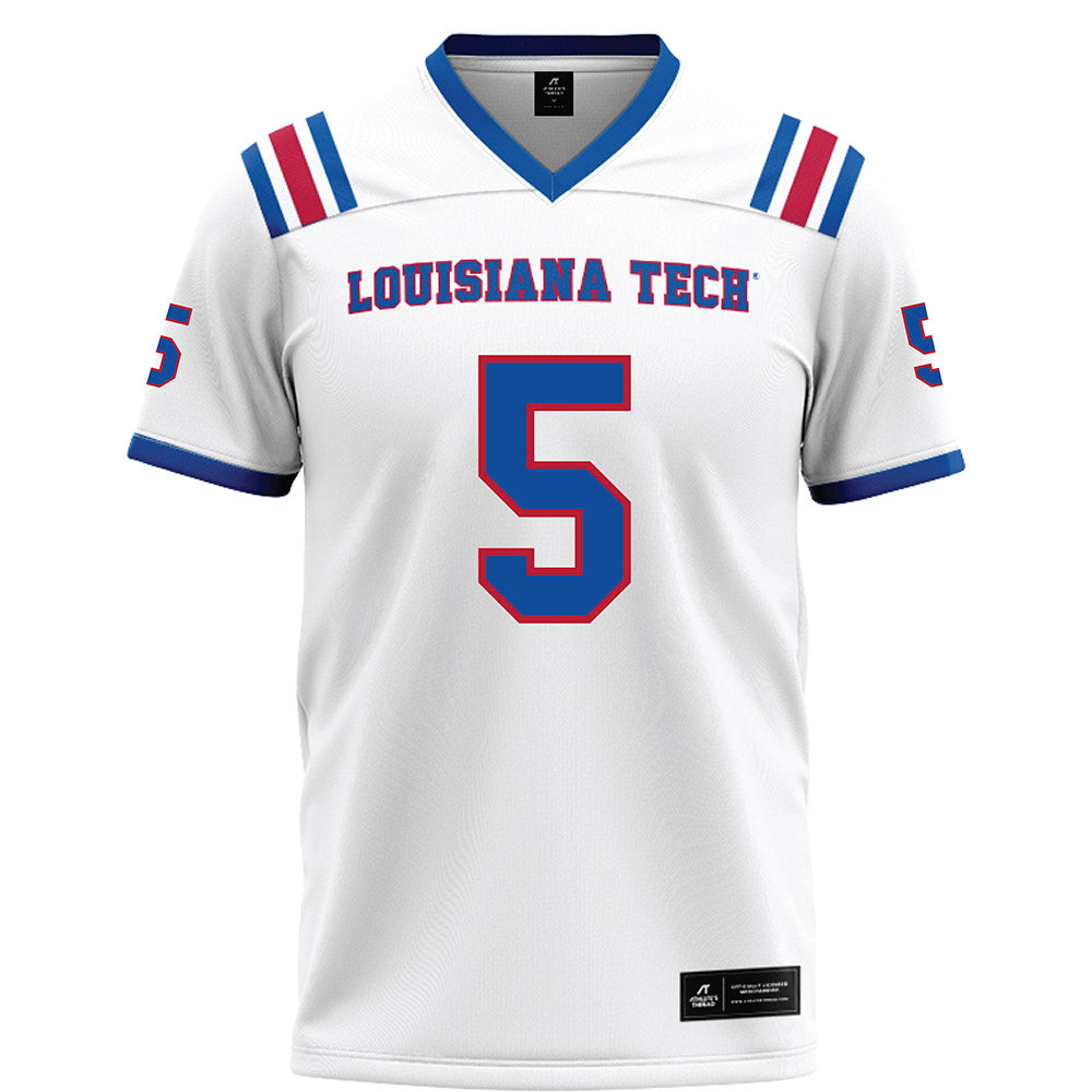 LA Tech - NCAA Football : Blake Baker - White Football Jersey