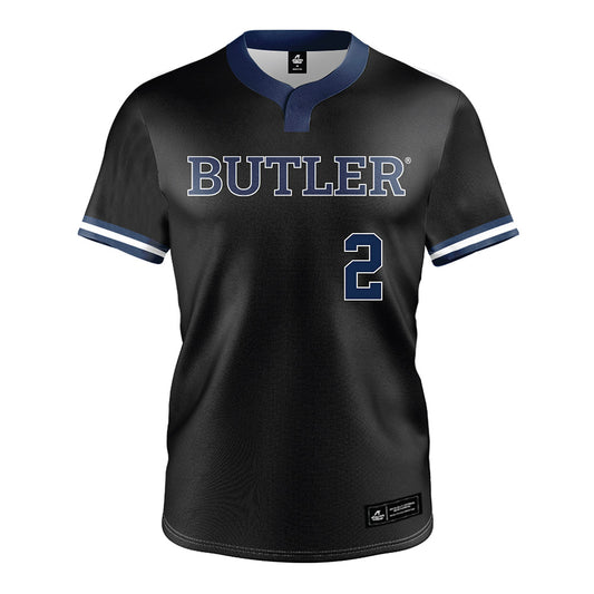 Butler - NCAA Softball : Erin Clark - Black Softball Jersey