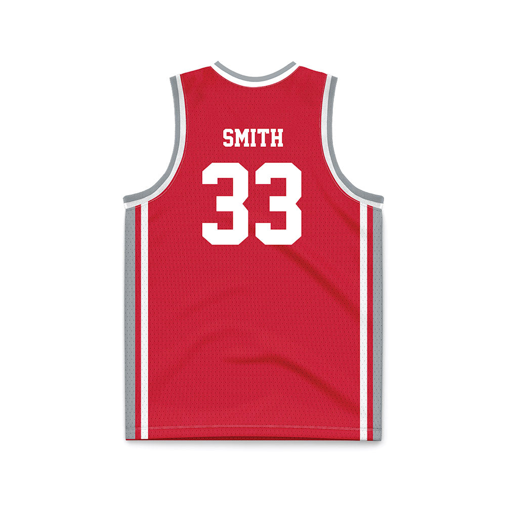 Fairfield - NCAA Men's Basketball : Peyton Smith - Basketball Jersey Red