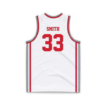 Fairfield - NCAA Men's Basketball : Peyton Smith - Basketball Jersey White
