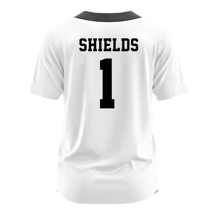 Fairfield - NCAA Softball : Peyton Shields - Baseball Jersey White