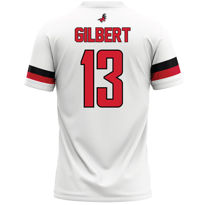 Fairfield - NCAA Men's Lacrosse : Jake Gilbert - Lacrosse Jersey White