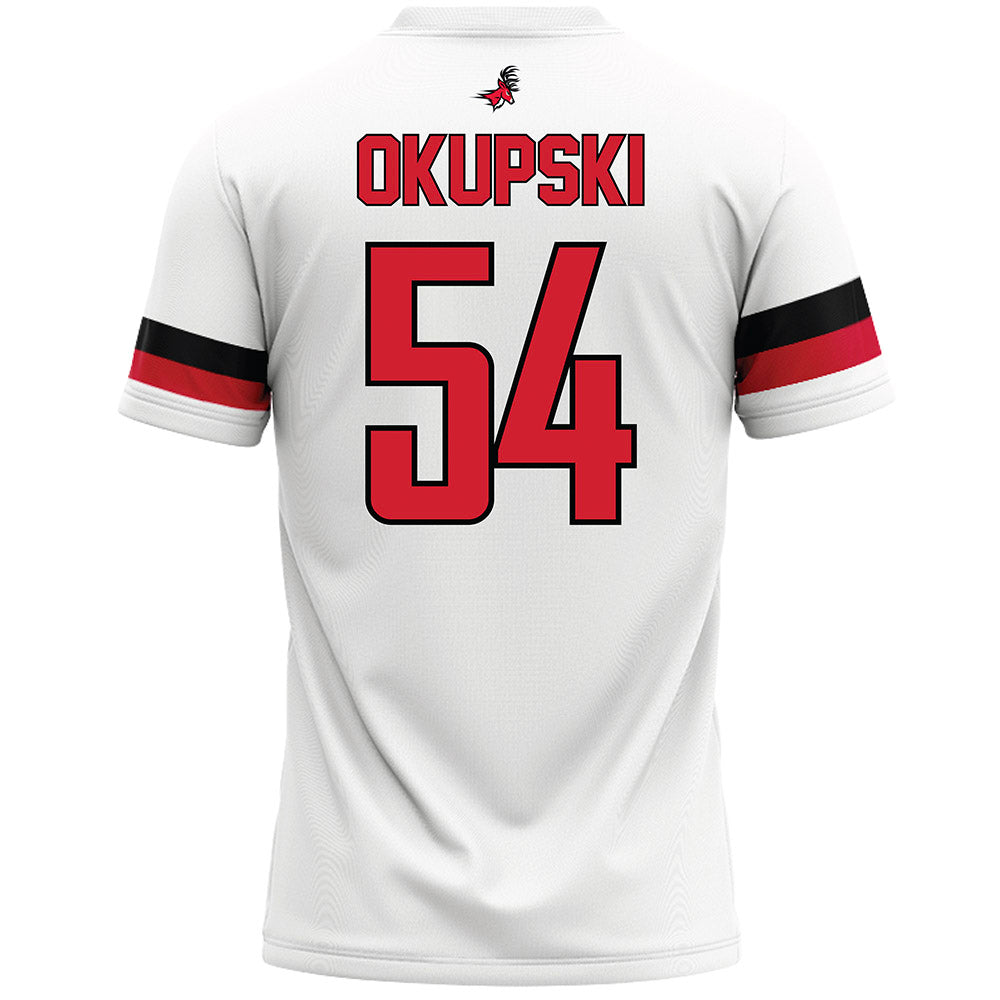 Fairfield - NCAA Men's Lacrosse : Luke Okupski - Lacrosse Jersey White