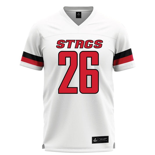 Fairfield - NCAA Men's Lacrosse : Casey Realini - Lacrosse Jersey White