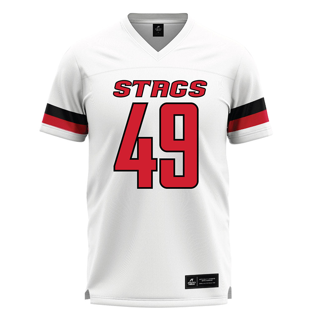 Fairfield - NCAA Men's Lacrosse : Hunter Moriarity - Lacrosse Jersey White