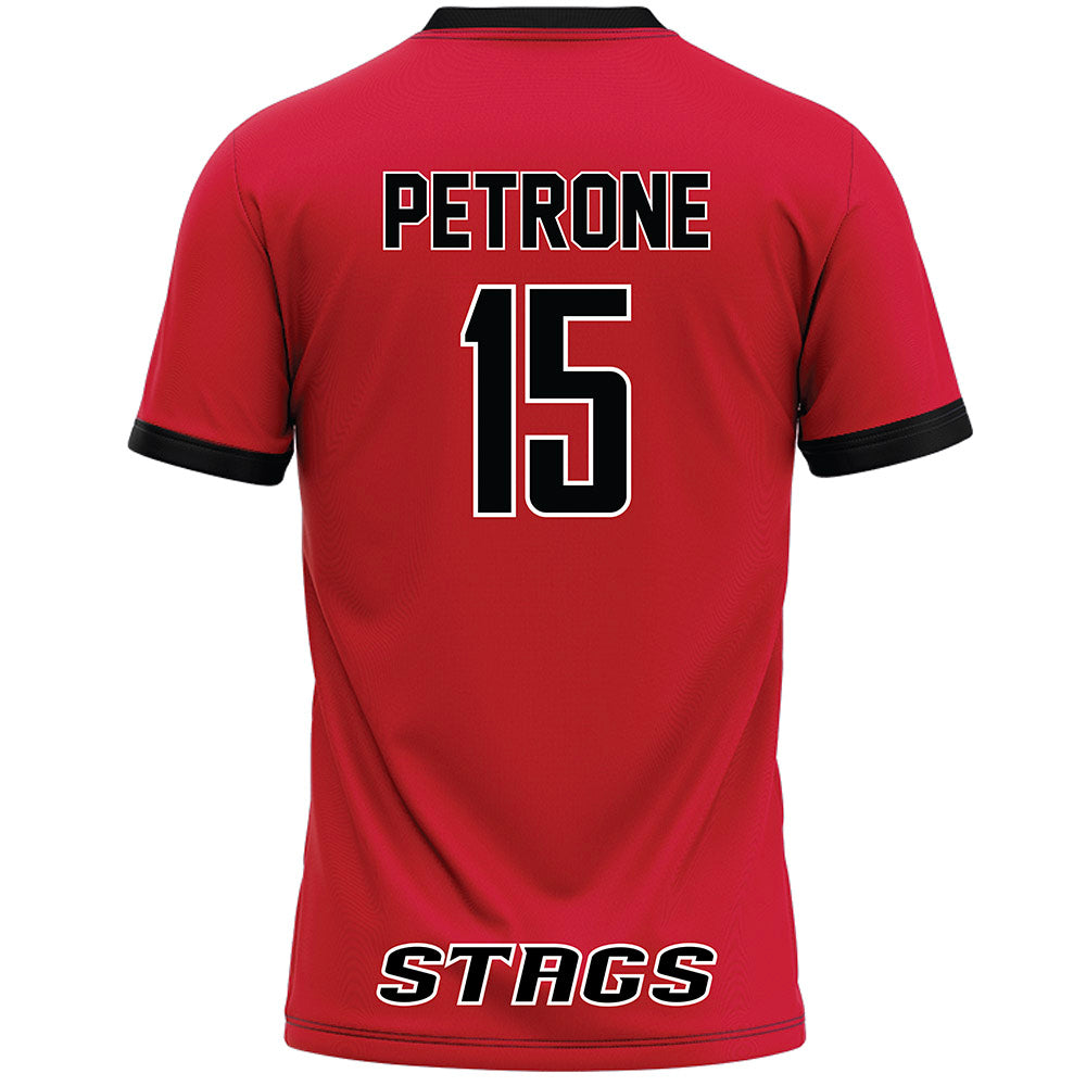 Fairfield - NCAA Women's Lacrosse : Eva Petrone - Lacrosse Jersey Red
