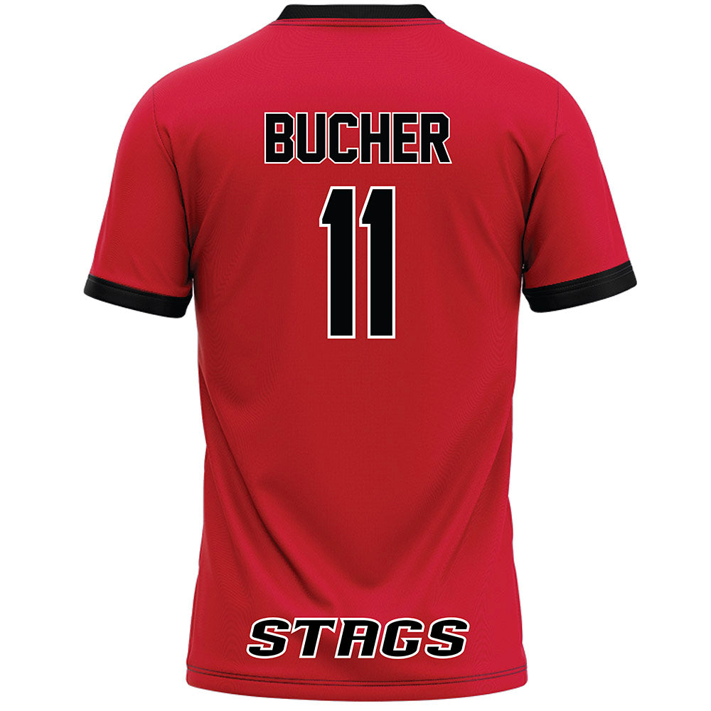 Fairfield - NCAA Women's Lacrosse : Sarah Bucher - Lacrosse Jersey Red