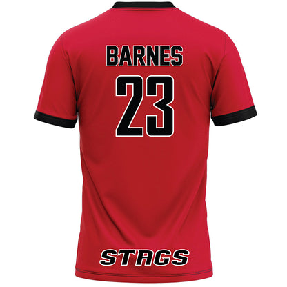 Fairfield - NCAA Women's Lacrosse : Lindsey Barnes - Lacrosse Jersey Red