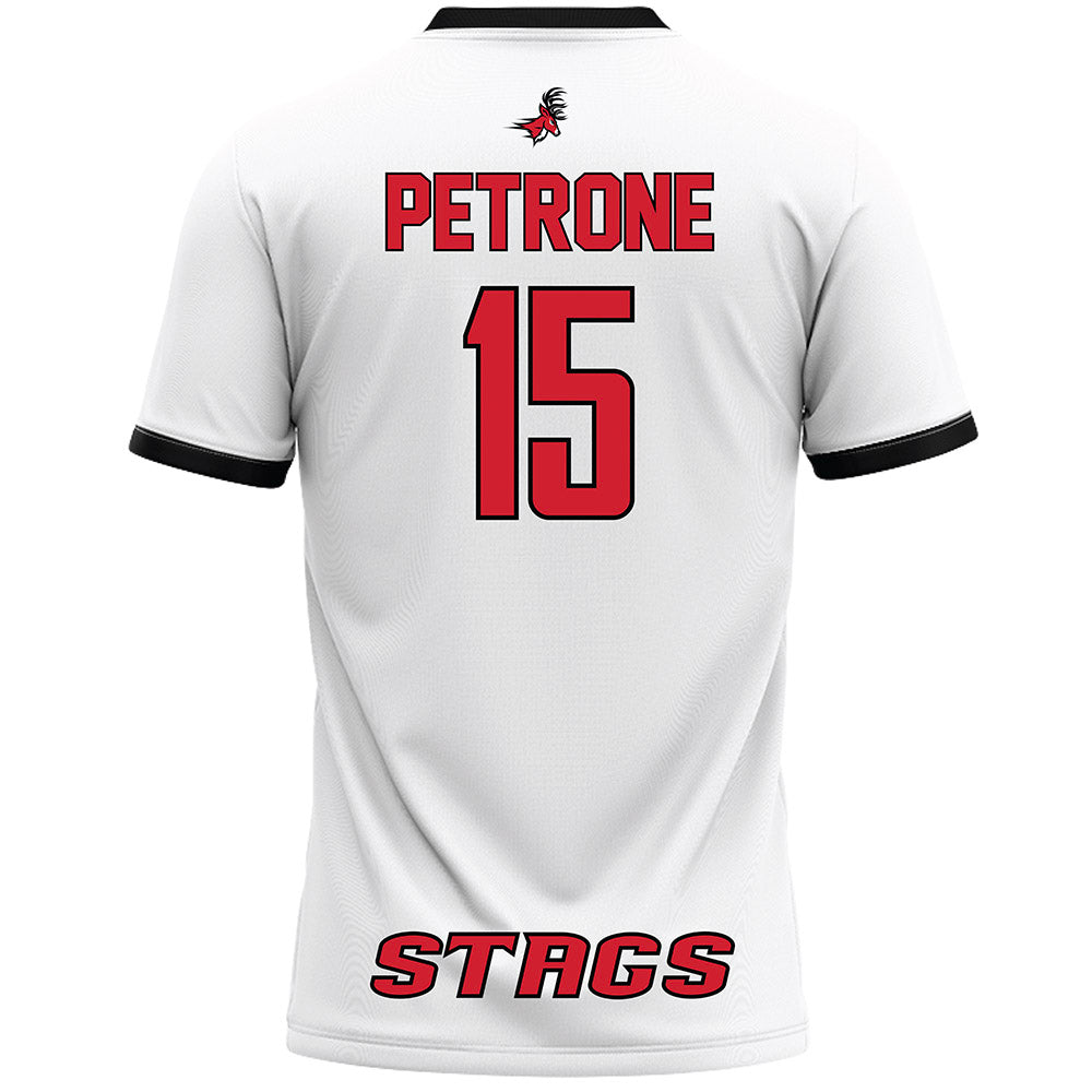 Fairfield - NCAA Women's Lacrosse : Eva Petrone - Lacrosse Jersey White