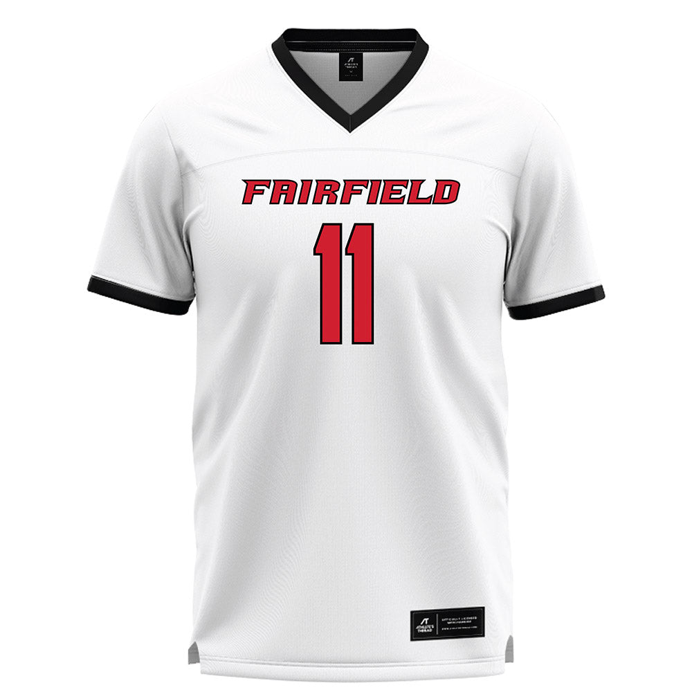Fairfield - NCAA Women's Lacrosse : Sarah Bucher - Lacrosse Jersey White