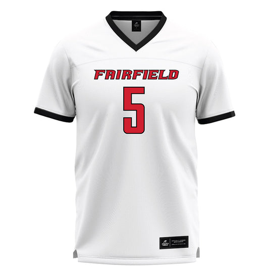 Fairfield - NCAA Women's Lacrosse : Haley Burns - Lacrosse Jersey White
