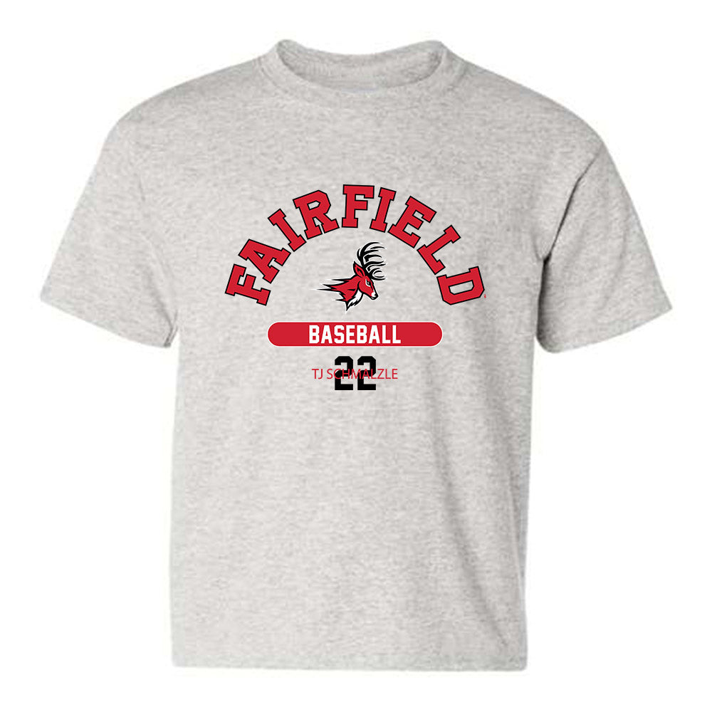 Fairfield - NCAA Baseball : Tj Schmalzle - Youth T-Shirt Fashion Shersey