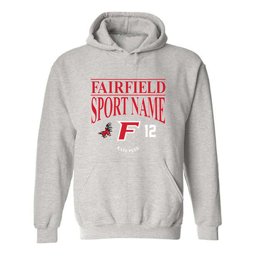 Fairfield - NCAA Women's Basketball : Kate Peek - Hooded Sweatshirt Classic Fashion Shersey