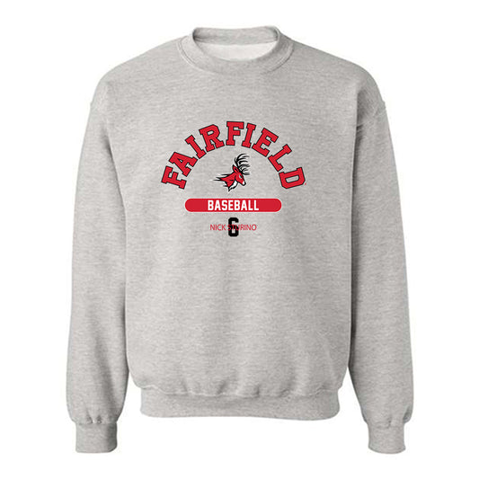 Fairfield - NCAA Baseball : Nick Sturino - Crewneck Sweatshirt Fashion Shersey