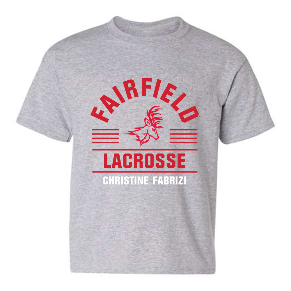 Fairfield - NCAA Women's Lacrosse : Christine Fabrizi - Youth T-Shirt Classic Fashion Shersey