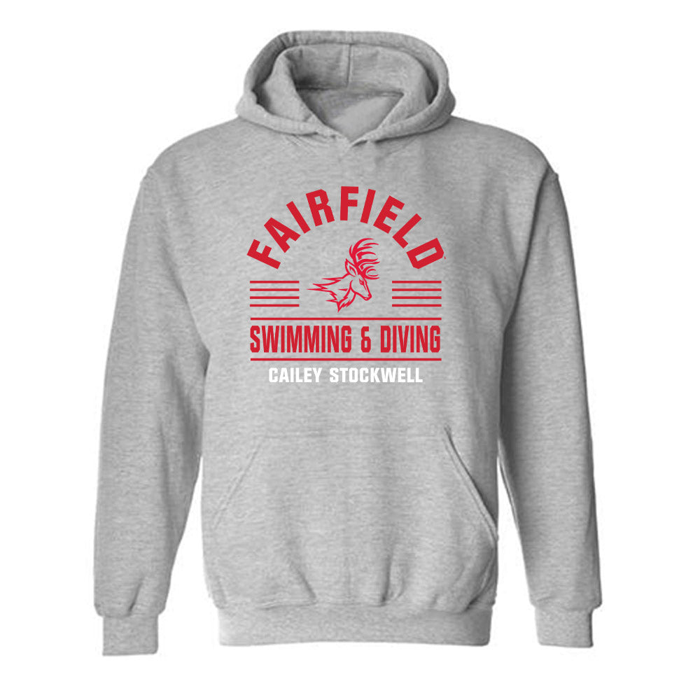 Fairfield - NCAA Women's Swimming & Diving : Cailey Stockwell - Hooded Sweatshirt Classic Fashion Shersey