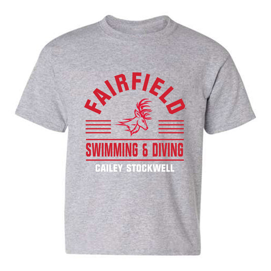 Fairfield - NCAA Women's Swimming & Diving : Cailey Stockwell - Youth T-Shirt Classic Fashion Shersey