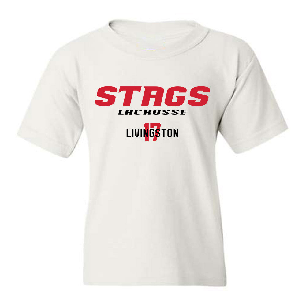 Fairfield - NCAA Men's Lacrosse : Nate Livingston - Youth T-Shirt Classic Fashion Shersey