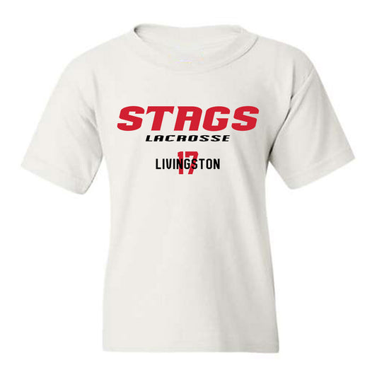 Fairfield - NCAA Men's Lacrosse : Nate Livingston - Youth T-Shirt Classic Fashion Shersey