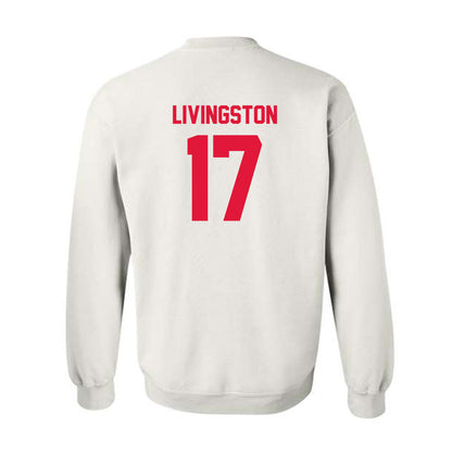 Fairfield - NCAA Men's Lacrosse : Nate Livingston - Crewneck Sweatshirt Classic Shersey