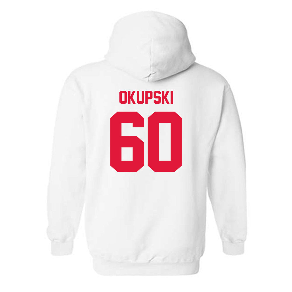 Fairfield - NCAA Men's Lacrosse : John Okupski - Hooded Sweatshirt Classic Shersey