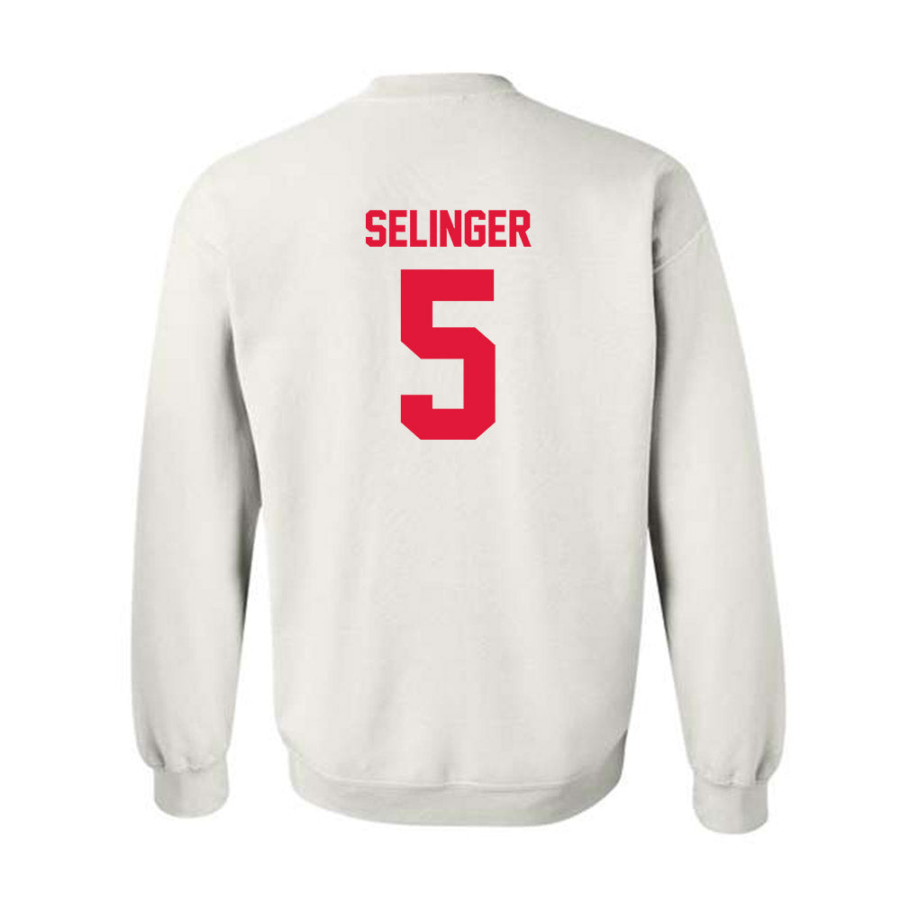 Fairfield - NCAA Baseball : Zach Selinger - Crewneck Sweatshirt Classic Shersey