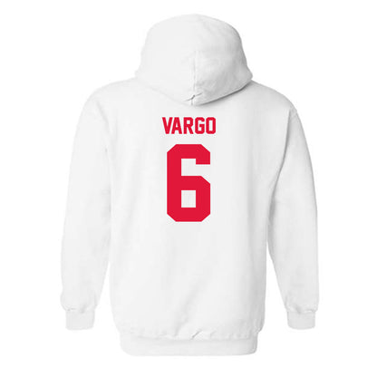 Fairfield - NCAA Women's Volleyball : Monica Vargo - Hooded Sweatshirt Classic Shersey