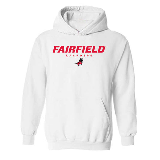Fairfield - NCAA Men's Lacrosse : Eli Adams - Hooded Sweatshirt Classic Shersey