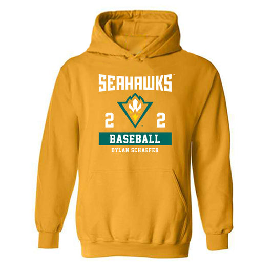 UNC Wilmington - NCAA Baseball : Dylan Schaefer - Hooded Sweatshirt Classic Fashion Shersey