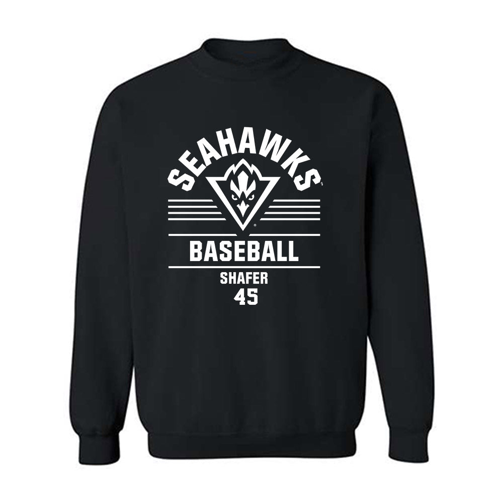 UNC Wilmington - NCAA Baseball : Jacob Shafer - Crewneck Sweatshirt Classic Fashion Shersey