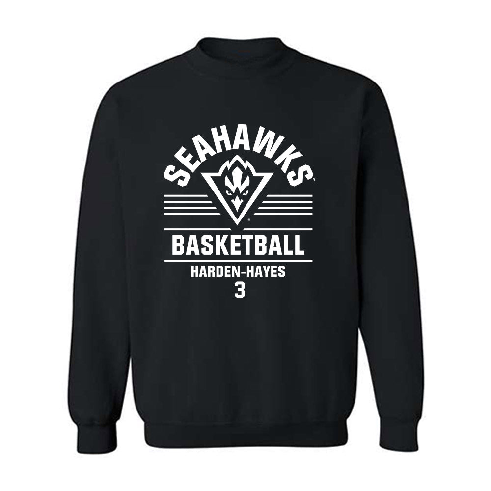 UNC Wilmington - NCAA Men's Basketball : Maleeck Harden-Hayes - Crewneck Sweatshirt Classic Fashion Shersey