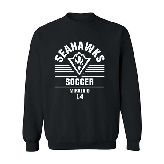UNC Wilmington - NCAA Men's Soccer : Bryan Miralrio - Crewneck Sweatshirt Classic Fashion Shersey
