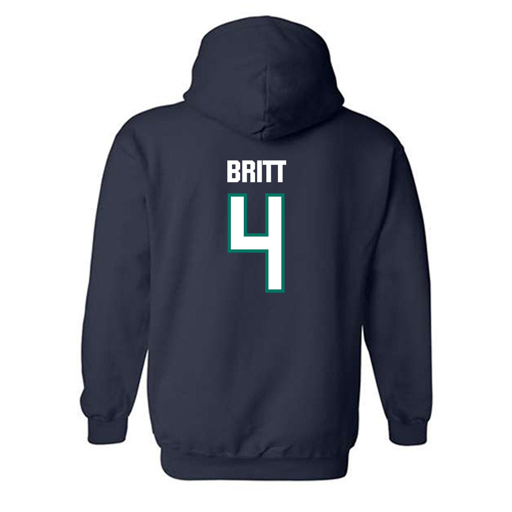 UNC Wilmington - NCAA Softball : Morgan Britt - Hooded Sweatshirt Classic Shersey