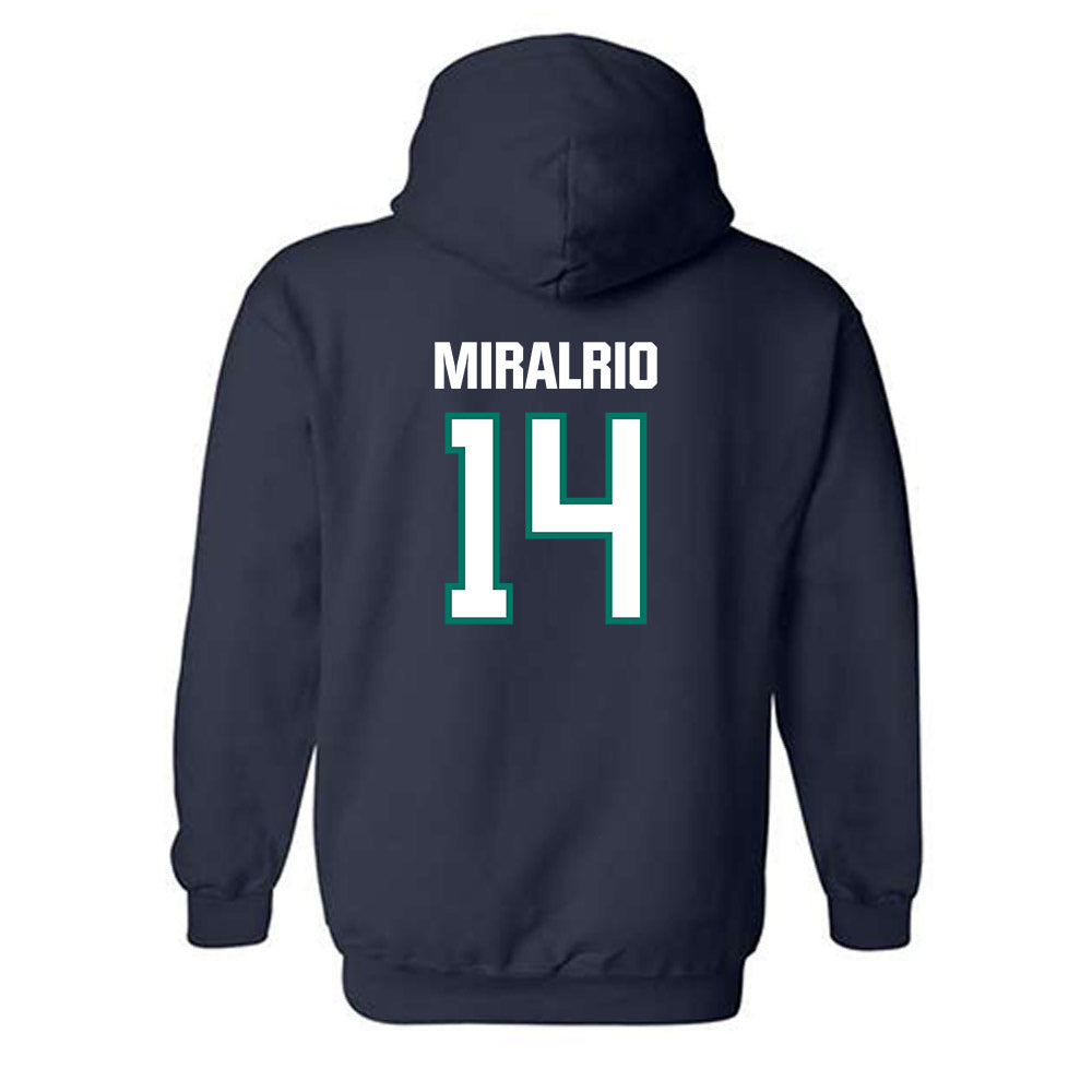UNC Wilmington - NCAA Men's Soccer : Bryan Miralrio - Hooded Sweatshirt Classic Shersey