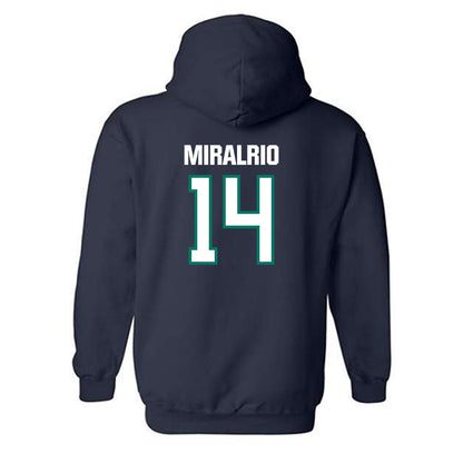 UNC Wilmington - NCAA Men's Soccer : Bryan Miralrio - Hooded Sweatshirt Classic Shersey