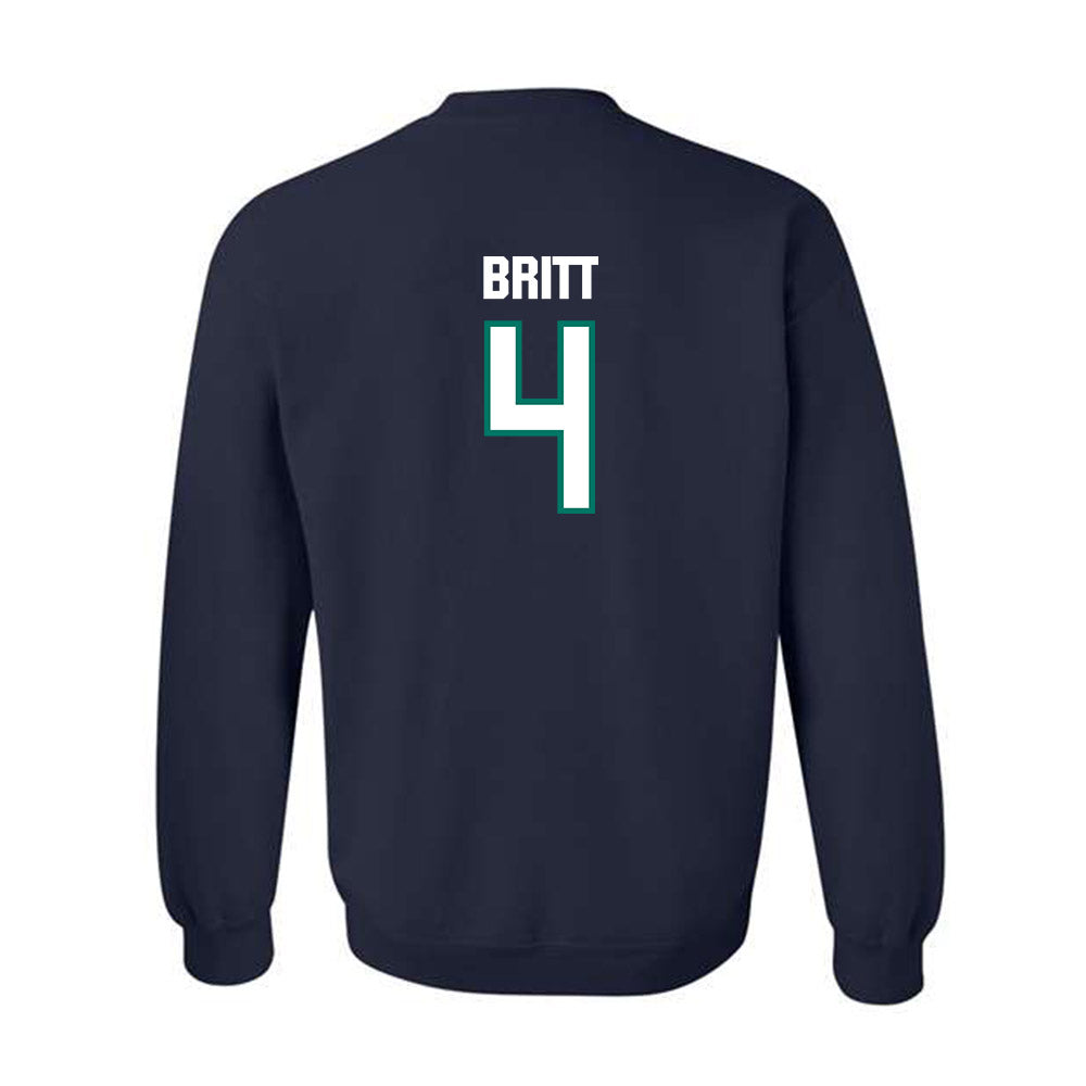 UNC Wilmington - NCAA Softball : Morgan Britt - Crewneck Sweatshirt Classic Shersey