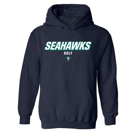 UNC Wilmington - NCAA Men's Golf : Gray Mitchum - Hooded Sweatshirt Classic Shersey