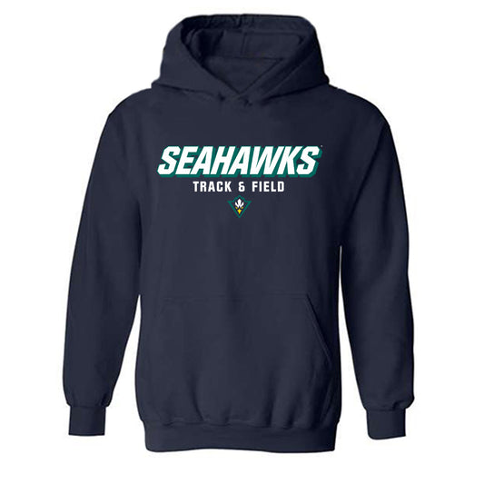 UNC Wilmington - NCAA Men's Track & Field (Outdoor) : Josh Ashley - Hooded Sweatshirt Classic Shersey