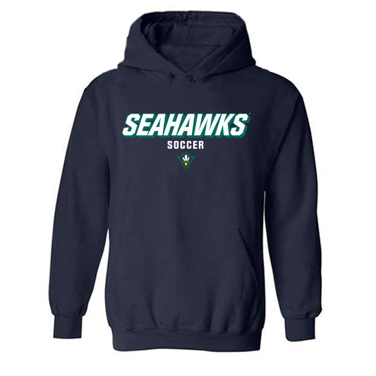 UNC Wilmington - NCAA Men's Soccer : Caleb Powell - Hooded Sweatshirt Classic Shersey