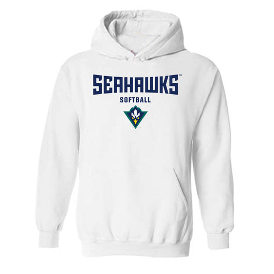 UNC Wilmington - NCAA Softball : Morgan Britt - Hooded Sweatshirt Classic Shersey