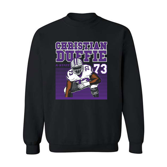 Kansas State - NCAA Football : Christian Duffie - Individual Caricature Sweatshirt